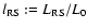 $l_{\rm RS}:=L_{\rm RS}/L_0$