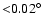 ${<}0.02^{\circ}$