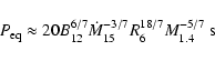 \begin{displaymath}P_{\rm eq} \approx 20
B_{12}^{6/7}\dot{M}_{15}^{-3/7}R_6^{18/7}M_{1.4}^{-5/7}~{\rm s}
\end{displaymath}