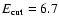 $E_{\rm cut}=6.7$