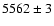 $5562\pm3$