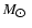 $M_{\hbox {$\odot$ }}$