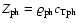 $Z_{\rm ph} = \varrho_{\rm ph} c_{\rm Tph}$