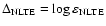 $\Delta_{\rm NLTE} =\log\varepsilon_{\rm NLTE}$