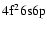 $\rm 4f^2 6s6p$