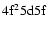 $\rm 4f^25d5f$