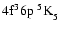 $\rm 4f^36p~^5{\rm K}^{}_{\rm 5}$