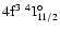 $\rm 4f^3~^4{\rm I}^{\circ}_{\rm 11/2}$