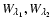 $W_{\lambda_{1}}, W_{\lambda_{2}}$