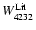 $W_{4232}^{\rm Lit}$