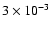 $3\times10^{-3}$