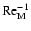 $\mbox{Re}_{\rm M}^{-1}$