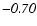 $\mathit{-0.70}$