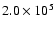 $2.0\times 10^{5}$