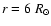 $r = 6~R_\odot$