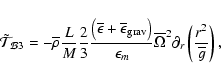 \begin{displaymath}
\tilde{\mathcal T}_{{\mathcal B3}} = -{\overline
\rho}\fra...
...ne\Omega^{2}\partial_{r} \left(\frac{r^2}{\overline
g}\right),
\end{displaymath}