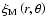 $\xi_{\rm
M}\left(r,\theta\right)$