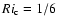 $Ri_{\rm c} = 1/6$