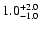 $\rm 1.0_{- 1.0 }^{+ 2.0 }$