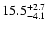 $\rm 15.5_{- 4.1 }^{+ 2.7 }$