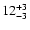 $\rm 12_{-3}^{+3 }$