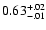 $0.63^{\rm +.02}_{-.01}$