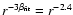 $r^{-3 \beta_{\rm fit}}=r^{-2.4}$