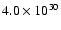 $4.0\times 10^{30}$