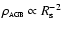 $\rho_{\scriptscriptstyle {\rm AGB}}\propto R_{\rm s}^{-2}$