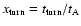 $x_{\rm turn}=t_{\rm turn}/t_{\rm A}$