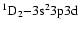 $\rm ^1D_2{-}3s^23p3d$