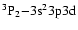 $\rm ^3P_2{-}3s^23p3d$