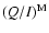 $(Q/I)^{\rm M}$