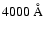 $4000~\AA$