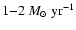 $1{-}2~ M_{\odot}~\rm yr^{-1}$