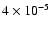 $4\times10^{-5}$