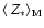 $\langle~Z_{\ast}\rangle_{\rm M}$