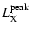 $L_{\rm X}^{{\rm peak}}$