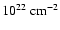 $10^{22}~{\rm cm}^{-2}$