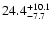 $24.4^{\rm +10.1}_{-7.7}$