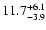 $11.7^{\rm +6.1}_{-3.9}$