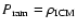 $P_{\rm ram} = \rho_{\rm ICM}$