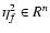 $\eta_{f}^2\in R^n$