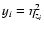 $y_{i}=\eta_{z_{i}}^2$