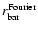 $r_{\rm bar}^{\rm Fourier}$