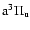 $\rm {a^3\Pi}_u$