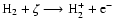 $\rm H_2 + \zeta \longrightarrow H_2^+ + e^- $