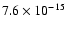 $7.6\times10^{-15}$