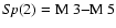 ${S\!p}(2)={\rm M}~3{-}{\rm M}~5$