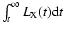 $\int_{t}^{\infty}L_{\rm X}(t){\rm d}t$